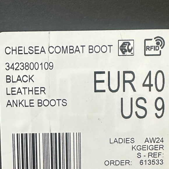 NWT KURT GEIGER Black Women's Boots NEW IN BOX Size 9 - Picture 4 of 7